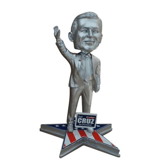 Ted Cruz Presidential Campaign 2016 Silver Version Bobblehead