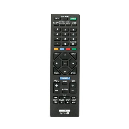 RM-YD092 Remote Control Replace for Sony TV KDL-32R421A KDL-50R450A KDL-40R380B