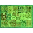 thumbnail image 1 of Ahgly Company Indoor Rectangle Abstract Green Modern Area Rugs, 8' x 10', 1 of 4