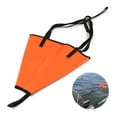 thumbnail image 4 of Eigraketly Ancla de mar, artesanía multicolor, suministros para Kayak, pieza reemplazada, accesorios para barcos, freno de deriva de tamaño Deportes acuáticos Naranja/Negro, 4 of 6