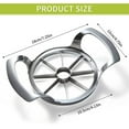 thumbnail image 6 of Apple Slicer,8-Slice Apple Slicer Corer,Easy to Use,Time-Saving,Stainless Steel Apple Corer,Sharp and Sturdy Apple Slicer and Corer, 6 of 6