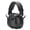 Black, variant on PROHEAR EM038 Ear Protection Safety Earmuffs for Mowing, 28dB Noise Reduction Passive Hearing Protector, Compact Foldable Headset for Shooting Construction Power Tools, Green