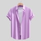 thumbnail image 1 of pstuiky camisetas para hombre, Blusa de manga corta con cuello redondo y empalme irregular para hombre camisetas de hombre xl, 1 of 4