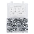 thumbnail image 1 of 84pcs Galvanized Hose Clip Mini Fuel Line Clamp  Petrol Pipe Clamps, 1 of 8