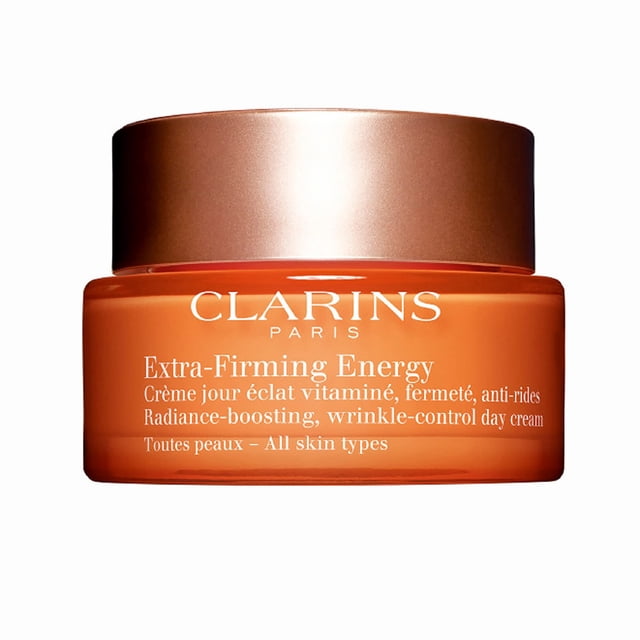 Crema hidratante Clarins Extra-Firming Energy, 50 ml, 2 en 1, antienvejecimiento