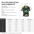 thumbnail image 7 of Disketp Men's Hawaiian Dinosaur Skeleton Print Shirts Button Down Holiday Beach Shirts-XX-Large, 7 of 7