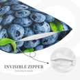 thumbnail image 3 of Susaid Fresh Blueberries Print Pillowcases Multiple Size, Pillow Cover Super Soft Envelope Closure Standard Pillow Case-14"x20", 3 of 6