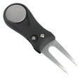 thumbnail image 4 of Stainless Steel Club Ball Fork Green Divot Repair Tool Golfer Kit (Black), 4 of 8