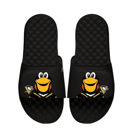 Unisex ISlide Black Pittsburgh Penguins Team Mascot Slide Sandals