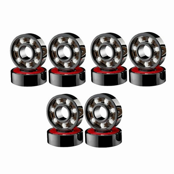 12 Pcs Ceramic Bearings High Speed Wear for Skate Skateboard Wheel