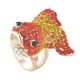 thumbnail image 1 of Anillo de mujer, diamantes de imitación, pez de cristal, moda, Festival, cumpleaños, playa, tienda, escuela, joyería personalizada para mujer Ropa, zapatos y accesorios Miscelánea Oro Talla 6 Sonducket AP014538-01, 1 of 6