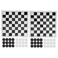 thumbnail image 1 of Checkers Set, Fine Workmanship Foldable Plastic Checkerboard Set  For Parties For Hotel Lobbies For Outdoor Camping For Travel, 1 of 8