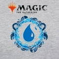 thumbnail image 3 of CafePress - Magic Blue Mana Symbol Long Sleeve T Shirt - Womens Baseball Tee, 3 of 4