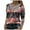 Orange, variant on LYXSSBYX Women Long Sleeve Tops Women Tie-dye Printed Embroidery Collar Long Sleeve Pullover Blouse Tops