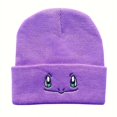 thumbnail image 1 of Gorros de punto con bordado de ojos bonitos de Pikachu de dibujos animados para hombre y mujer, gorros de moda de Hip Hop, gorro cálido de lana para invierno, 1 of 4