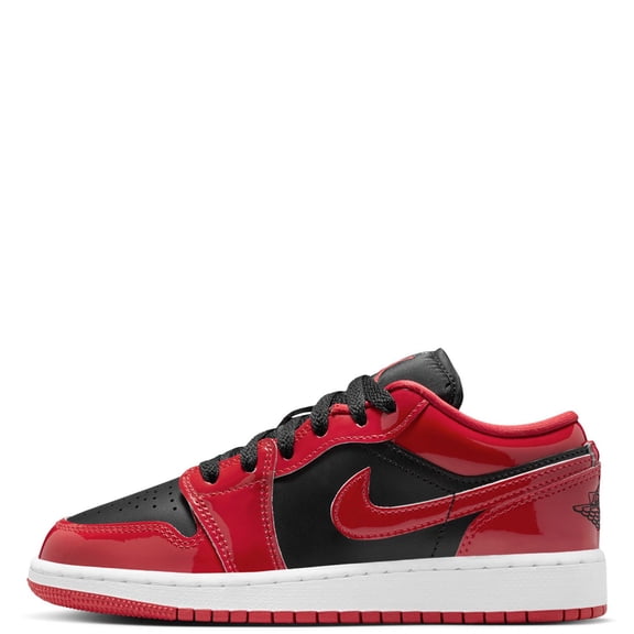 Big Kid's Jordan 1 Low SE Black/Varsity Red-White (HV4396 006) - 4.5