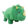 thumbnail image 3 of Lindo animal de peluche Triceratops, dinosaurio de peluche para adultos, regalos para niños y familias, 3 of 9