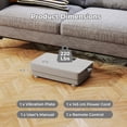 thumbnail image 3 of Gymax Vibration Plate Exercise Machine w/Gravity Sensor Remote Control for Home Gym Grey, 3 of 10