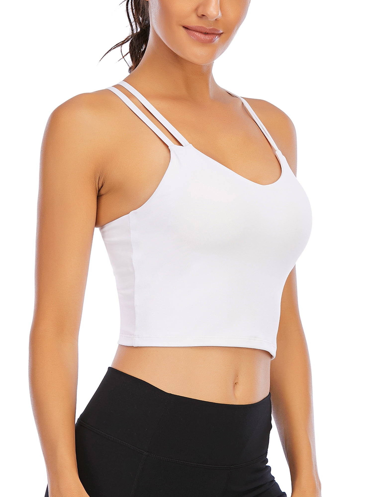 Sports Bras Criss Cross Back Sexy Running Bra for Plus Size Strappy