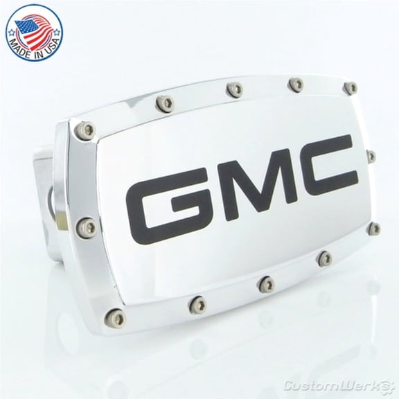 GMC Engraved Billet Aluminum Tow Hitch Cover