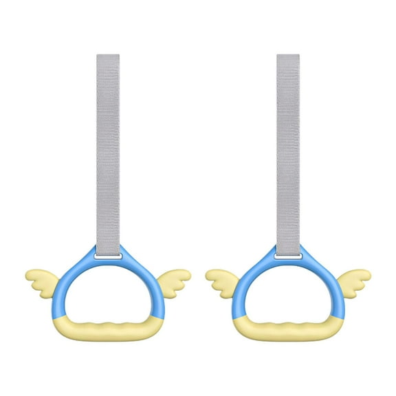 Baoblaze 2 Pieces Gymnastics Rings for Kids Exercise Rings for Home Fitness Equipment