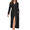 Black, variant on Womens Robes Lightweight Soft Knit Bathrobe Full Length Sleepwear with Pockets Ladies Loungewear