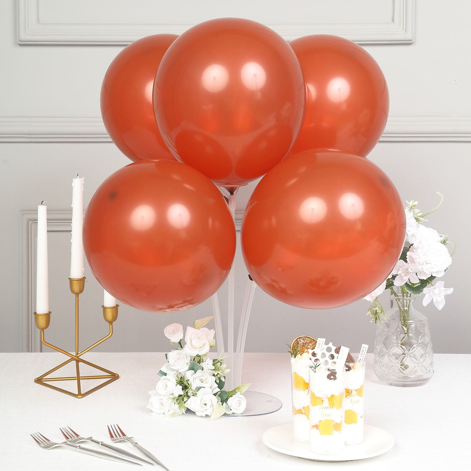 Efavormart 25 Pack | 12" Matte Pastel Terracotta Helium/Air Latex Party ...