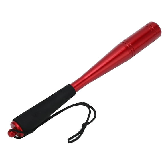 Metal Fish Bat, Comfortable Grip Portable High Hardness Fishing Bat With EVA Non Slip Handle For Outdoor Kayak Fishing Red