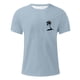 thumbnail image 2 of Camisas de Manga Larga para Hombres Imprimir Casual Cuello Redondo Blusa de Manga Corta, Camisas de Lino para Hombres, 2 of 4