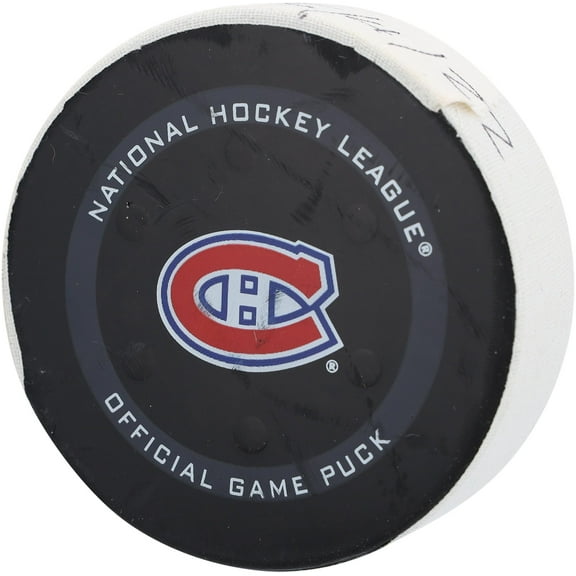 Montreal Canadiens Game-Used Puck vs. Ottawa Senators on April 5, 2022 - Fanatics Authentic Certified
