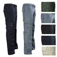 thumbnail image 2 of Men Pants Man Stretchy Summer Cargo Combat 7 Pockets Lightweight Work Pants, 2 of 5