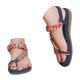 thumbnail image 3 of Bmisegm 2024 Bohemian Flower Rhinestone Women's Sandals Round Toe Casual Plus Size Women's Shoes Travel Beach Sandals Womens Sandals Summer Navy 7.5, 3 of 6