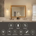 thumbnail image 6 of Jercoda 2 pack LED Battery Operated Wall Sconces with Remote Control, Linen Lamp with 15 Lighting Colors, Wireless Golden Lampshade Wall Light with 3 Modes for Bedroom, Living Room, Office, Hallway, 6 of 15