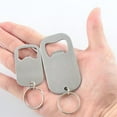 thumbnail image 4 of Bottle Opener, Ongmies Stainless Steel Flat Beer Keychain Sturdy and to Send to Friends Light and Easy to Carry Suitable for All Beer Bottle Caps, Bottle&Can Openers, 1X Keychain Bottle Opener, 4 of 8