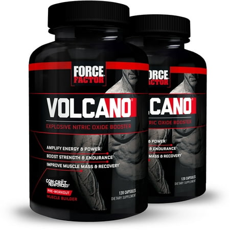(2 pack) Force Factor VolcaNO Pre Workout Nitric Oxide Booster (Best Pre Workout Australia 2019)