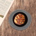 thumbnail image 3 of CSChome Modern Cotton Coasters Modern Cotton Coasters Handwoven Heat-Resistant Kitchen Mats Table Protection Hot Plate Mats for Cooking Baking Kitchen Counter Handwoven Coasters, 3 of 6