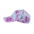 thumbnail image 3 of D&Y Unisex Washed Low Profile Adjustable Baseball Cap, Tie Dye Fuchsia, 3 of 3