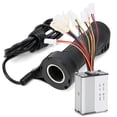 thumbnail image 4 of 24V 250W Brush Controller Extended Cable Single Hand Grip Set Electric Bicycle Handlebar, 4 of 17