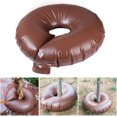 thumbnail image 5 of Sistema de riego por goteo eficiente, anillo de riego de árboles de liberación lenta para el crecimiento profundo de las raíces y la conservación del agua, material de PVC de 15 galones, duradero e, 5 of 5