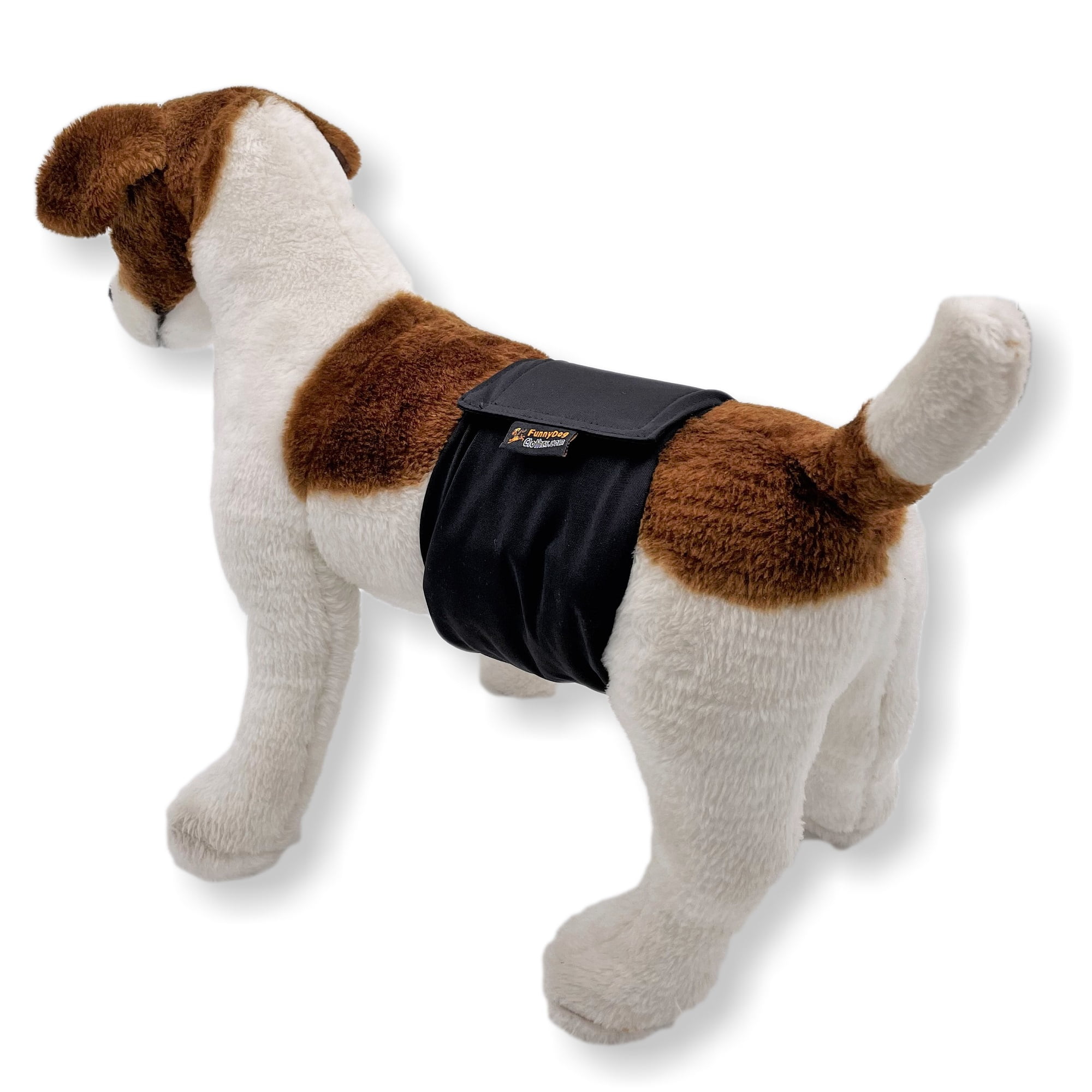 Leak Proof Male Dog Diapers Belly Band Wrap 4 - Layers of Absorbent Pads Washable