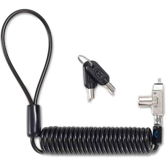 Kensington Slim N17 2.0 Portable Keyed Laptop Lock for Wedge-Shaped Slots (K60511WW)
