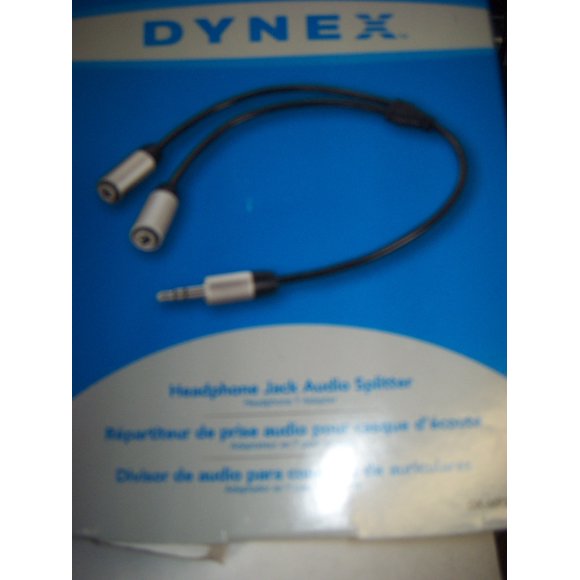 Divisor de auriculares Dynex Share, dispositivos estéreo compatibles con iPod