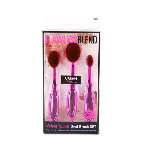 Velvet Touch Oval Brush Set  Urban Studio