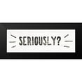 thumbnail image 2 of Rae, Marla 14x7 Black Modern Framed Museum Art Print Titled - Seriously?, 2 of 5