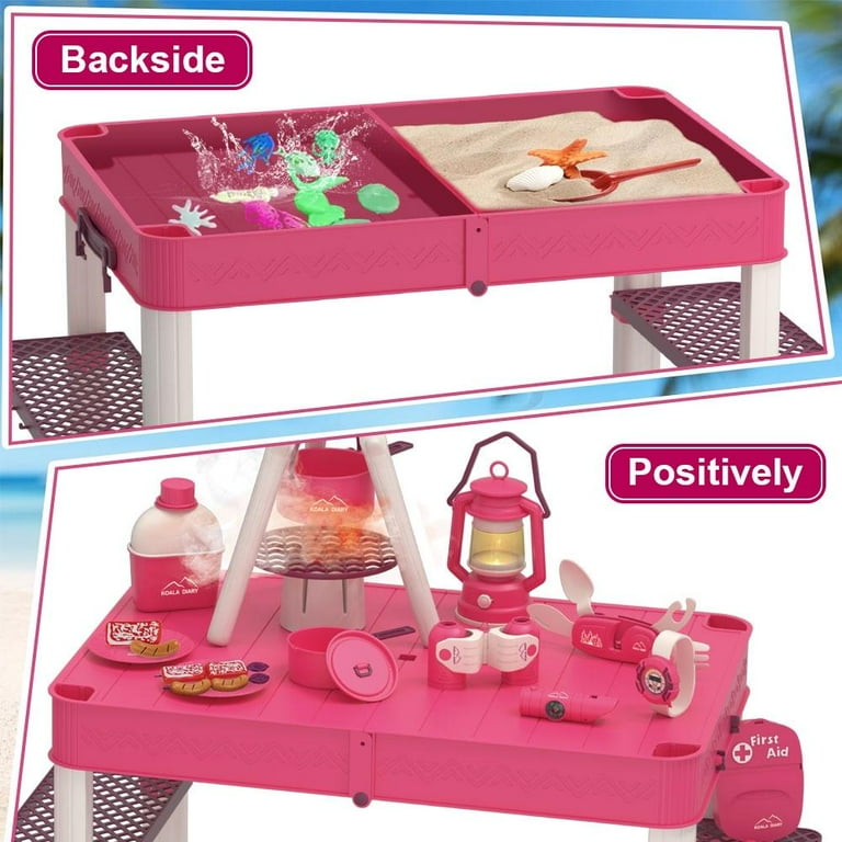 Kids Camping toy, Outdoor Play Table Set,Beach Toys Activity