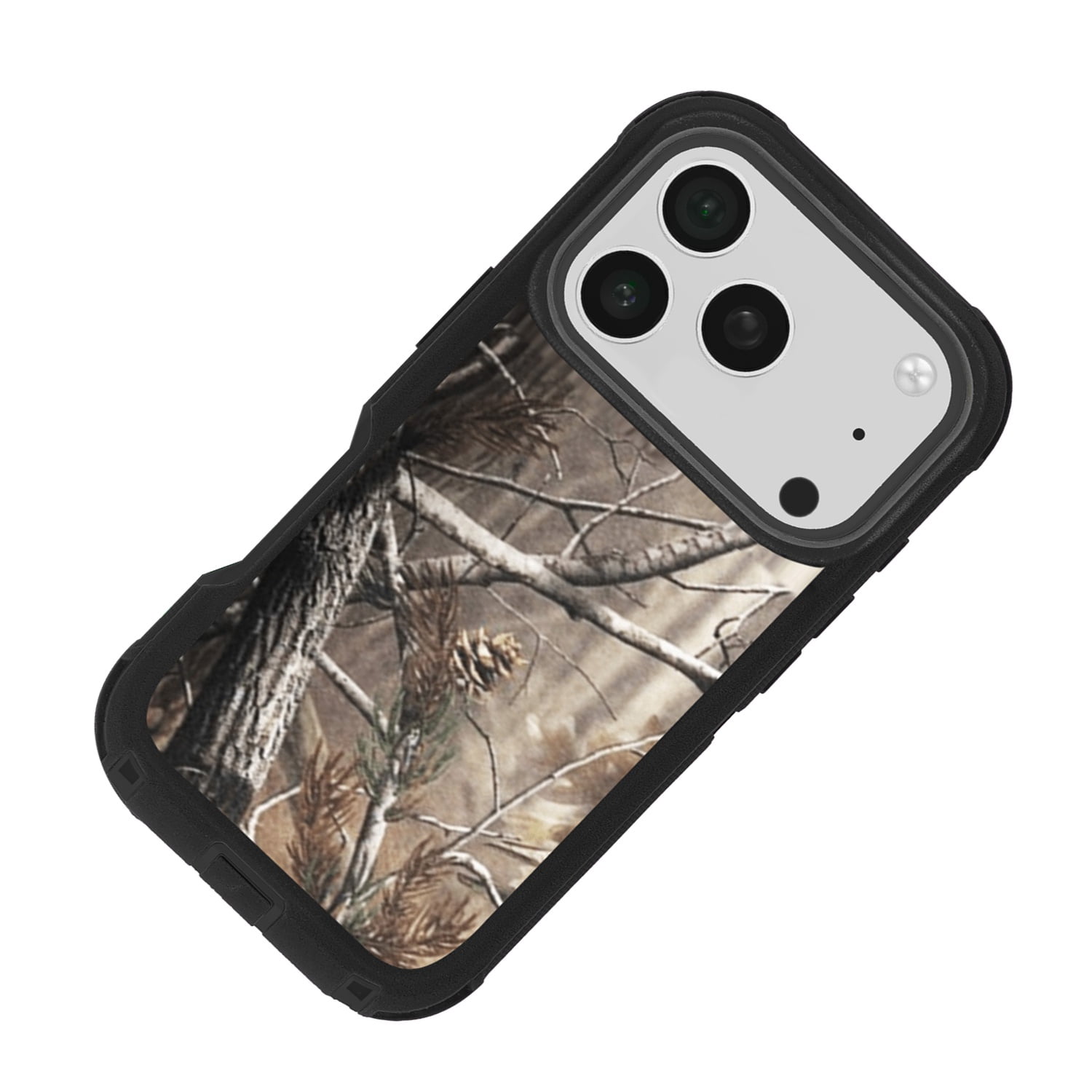 Heavy Duty Protective Case for iPhone 17 Pro Max - Camo Black