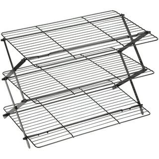 SCDGRW scdgrw 3-tier stackable cooling racks, stainless steel wire rack baking  rack oven rack cookie rack oven safe, rust-resistant