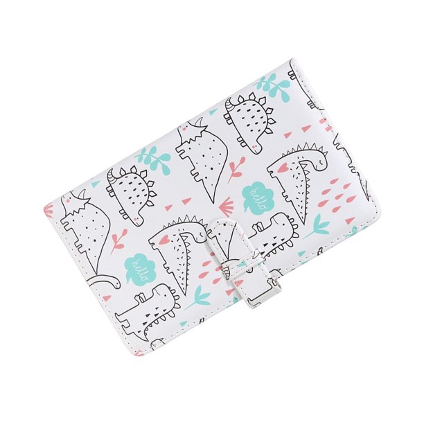 Bearachild Mini álbum de fotos, almacenamiento de fotos multiusos de estilo Simple, bonitas imágenes pequeñas y duraderas, almacenamiento de Almacenamiento y organización del hogar Dinosaurio