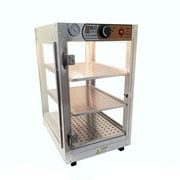HeatMax Commercial Countertop Food Warmer Display Case With Water Tray 14x18x24 by Rodriguez Bakery Equipment