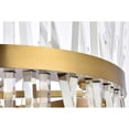 thumbnail image 6 of Serephina 25 inch crystal round pendant light in satin gold, 6 of 9